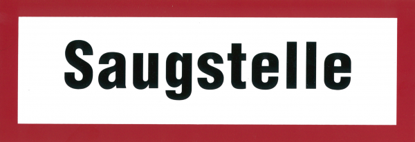 Feuerlöscher Zusatzschild